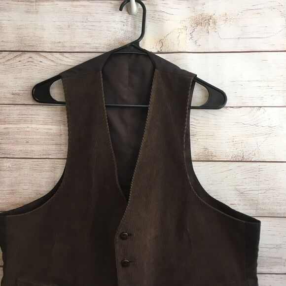VINTAGE CENTURY CLUB BLAZER AND VEST IN BROWN CORDUROY - Picture 9 of 12